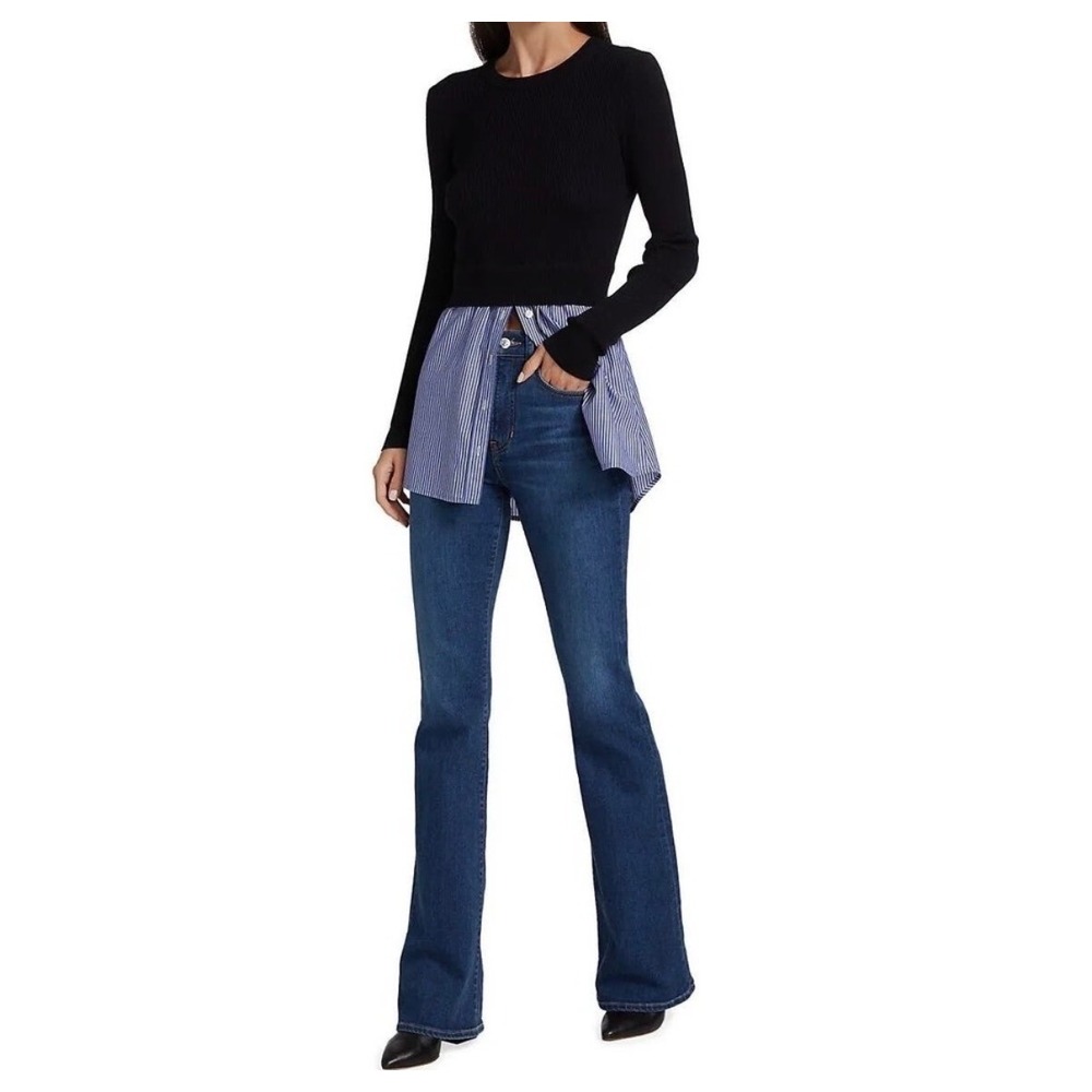 NWT Veronica Beard 100% Merino Wool Old Money Preppy Academia Rocha Sweater XS